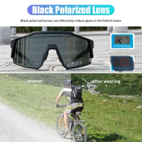 New Kapvoe Polarized Cycling Glasses Mountain Road Bike Cycling Goggles Men Sunglasses Eyewear Windproof Sport Bicycle Glasses