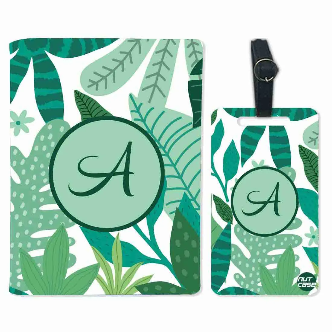 New Passport Cover with Name  -Tropical Trending Vibes