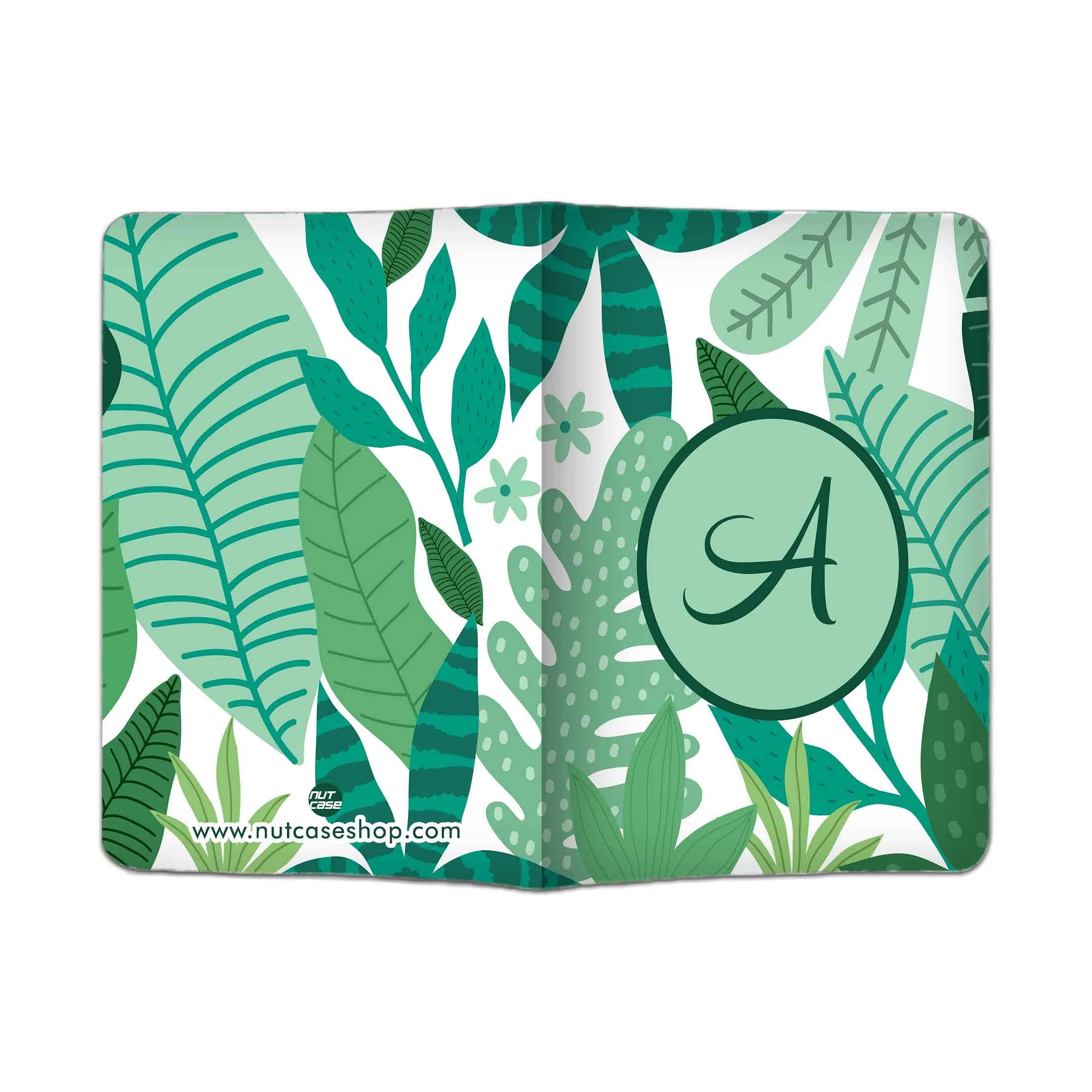 New Passport Cover with Name  -Tropical Trending Vibes