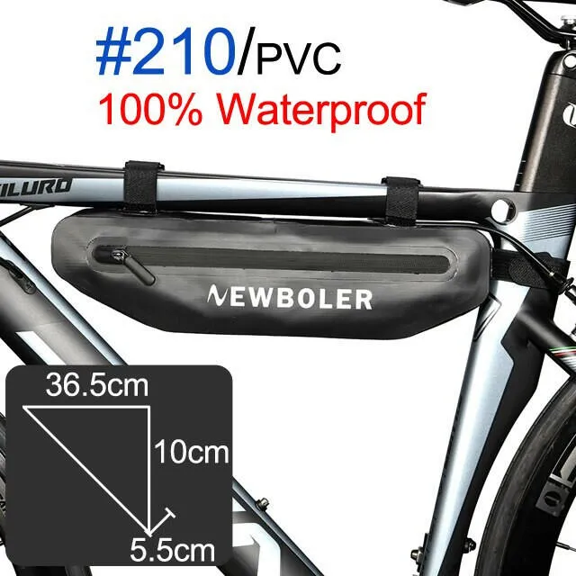 NEWBOLER Bicycle Bags Cycling Top Tube Front Frame Bag Waterproof MTB Road Triangle Pannier Dirtresistant Bike Accessories Bags