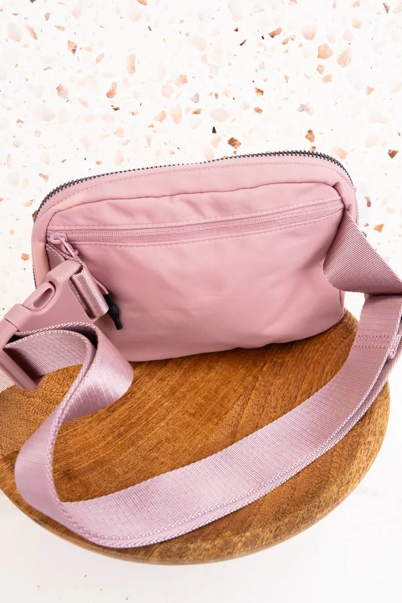 NGIL Pink Brooklyn Belt Bag