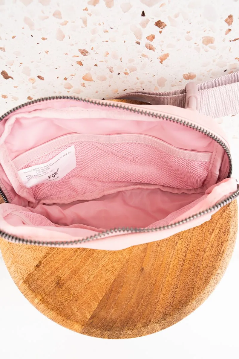 NGIL Pink Brooklyn Belt Bag