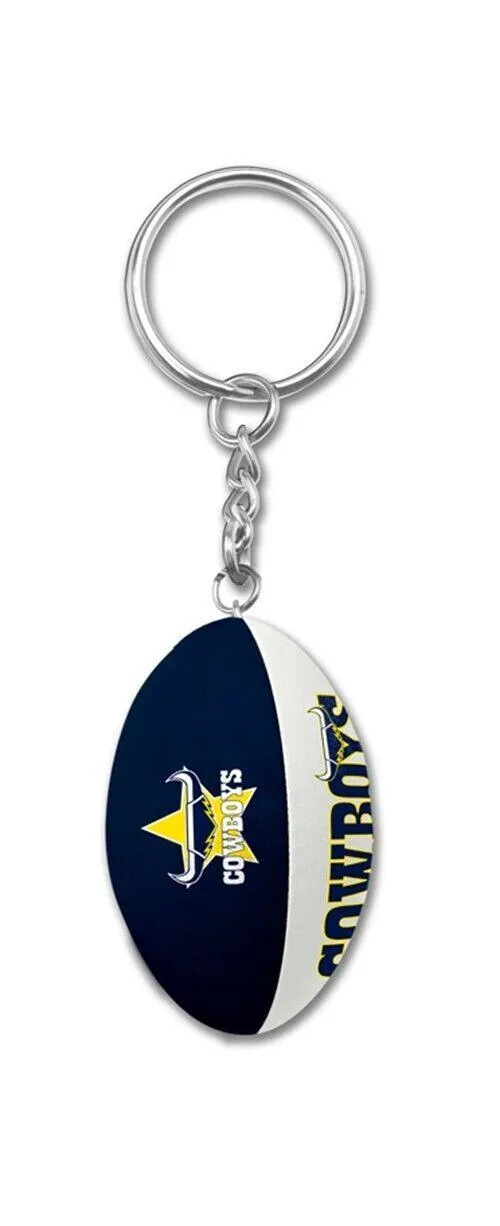 NRL Ball Keyring - North Queensland Cowboys - Key ring - Rugby League