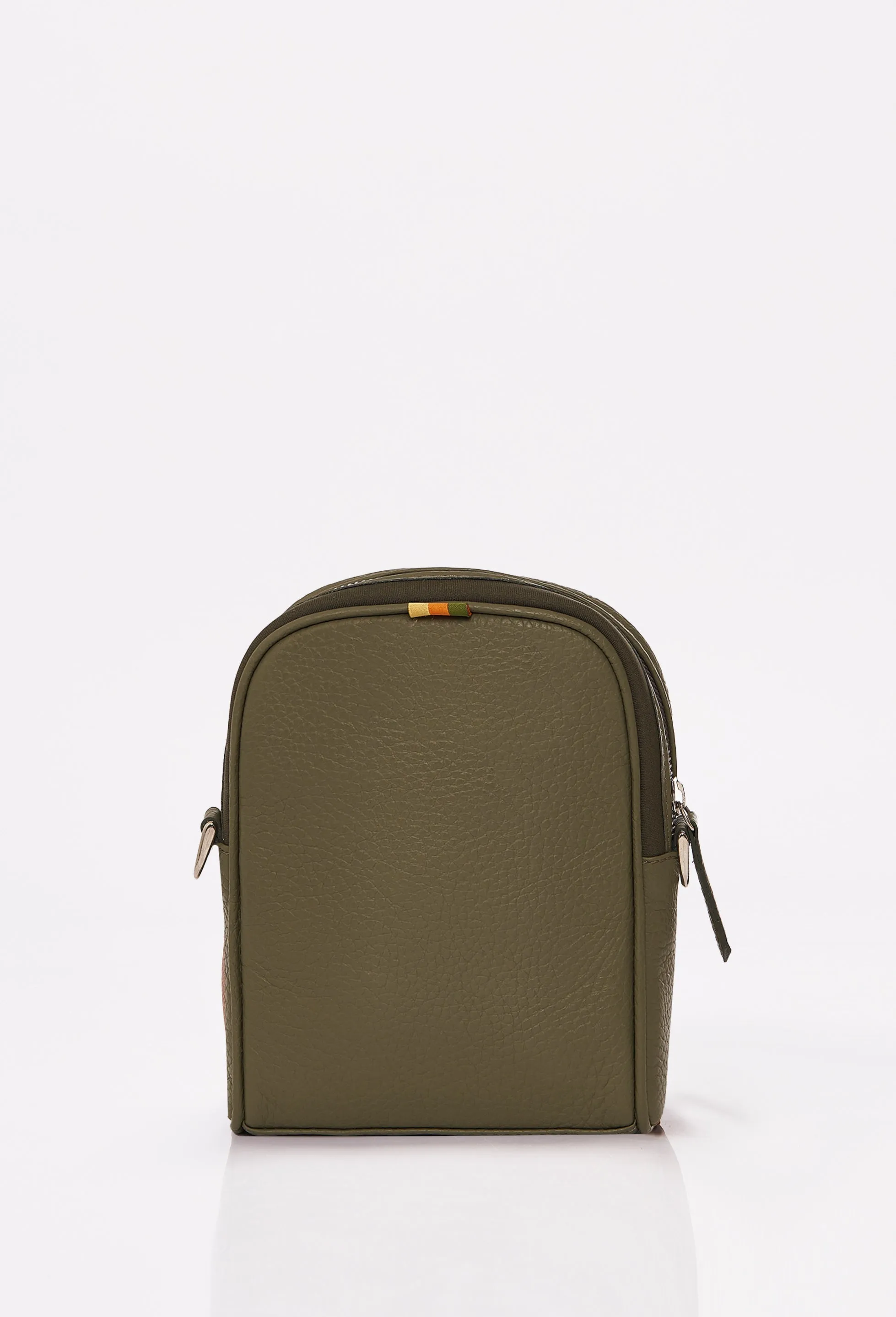 Olive Everyday Neoprene & Leather Mini Crossbody Bag