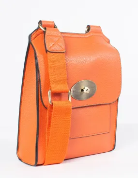 Orange Messenger Bag