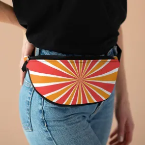 Orange Sunburst Fanny Pack