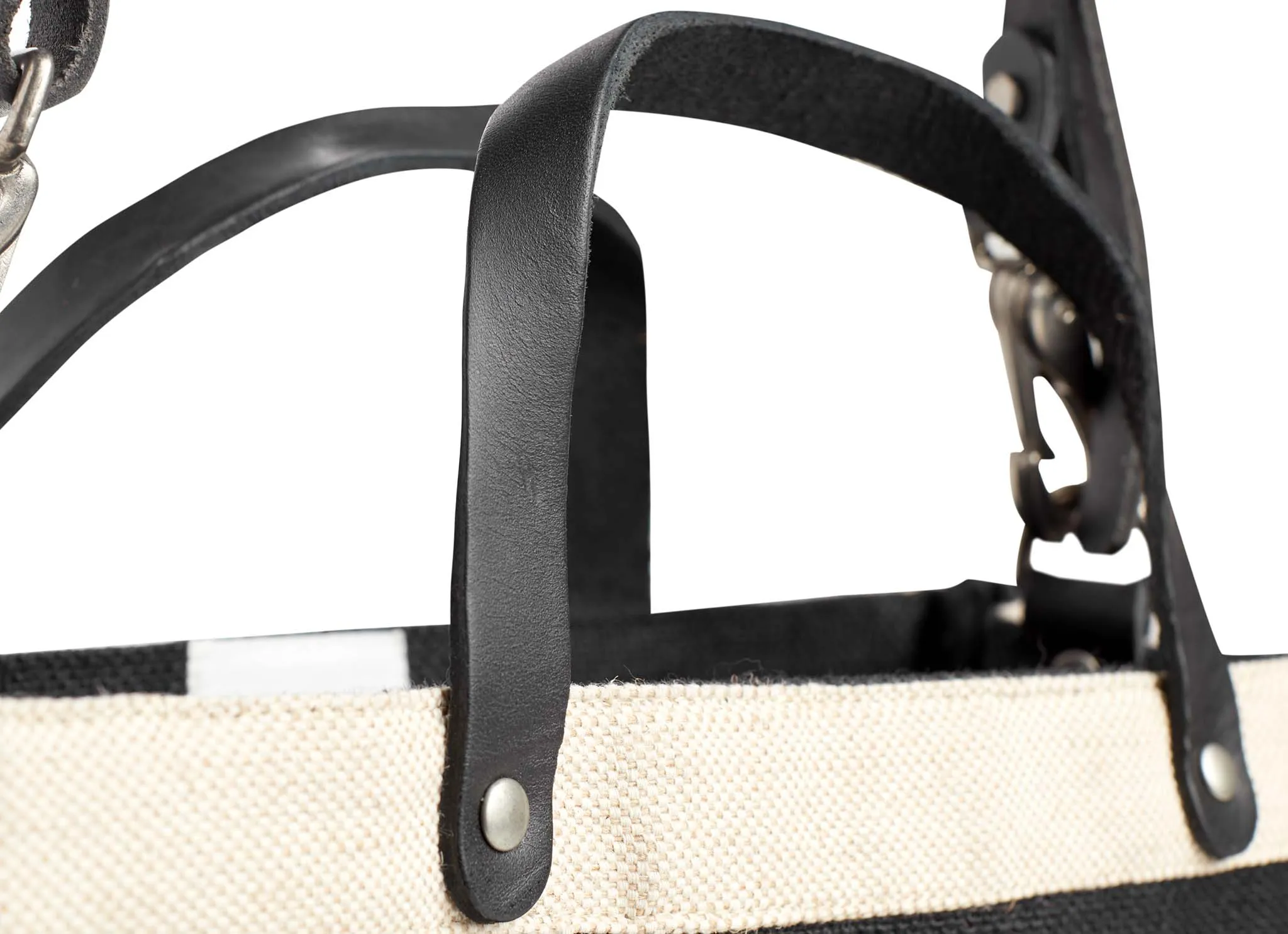 Petite Market Bag in Black with Black Strap - Wholesale