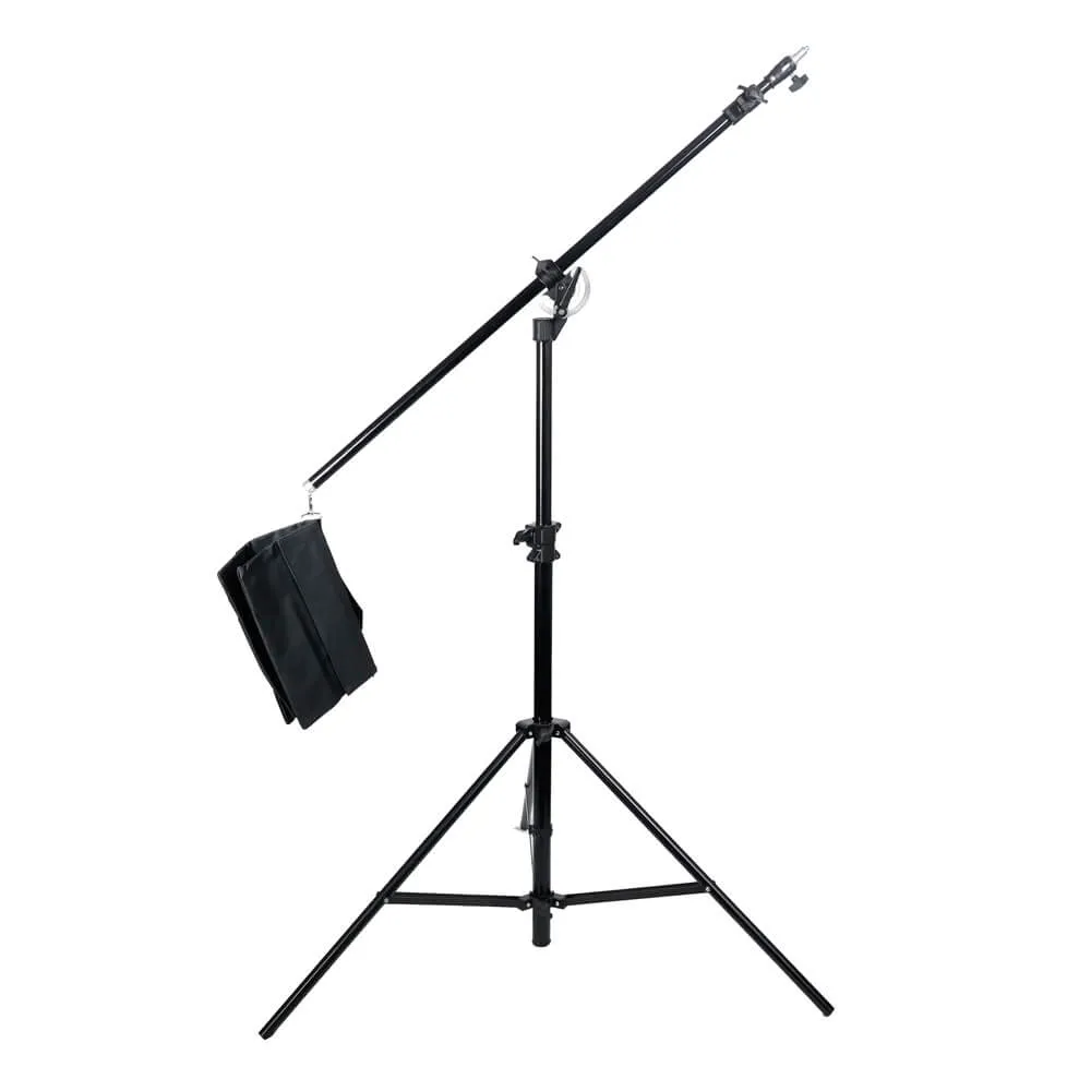 Photography Boom Stand Kit with Heavy-Duty Stand & Carry Bag