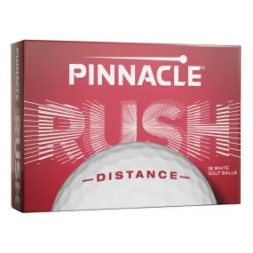 Pinnacle Rush White Golf Balls - 15 Pack