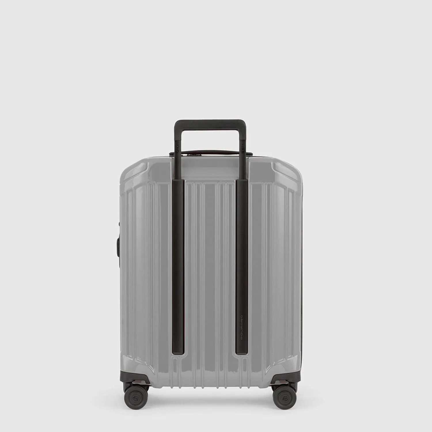 Piquadro Pq-Light 55Cm Ultra Slim Hardcase 4 Double Wheel Cabin Trolley Grey - Bv4425Pqls2/Gr2