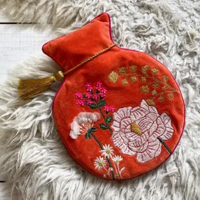 Posy Orange Hot Water Bottle