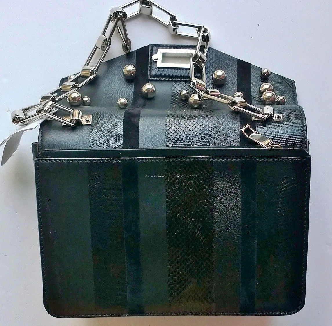 Proenza Schouler Hava Chain Handbag with Silver Detail