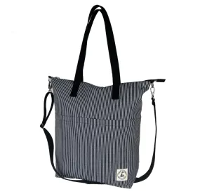 Reversible Messenger Bag - Hickory Stripe