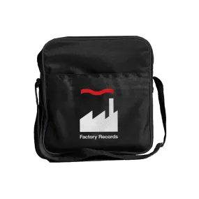 Rocksax Factory Records Zip Top Messenger Record Bag - Factory Records