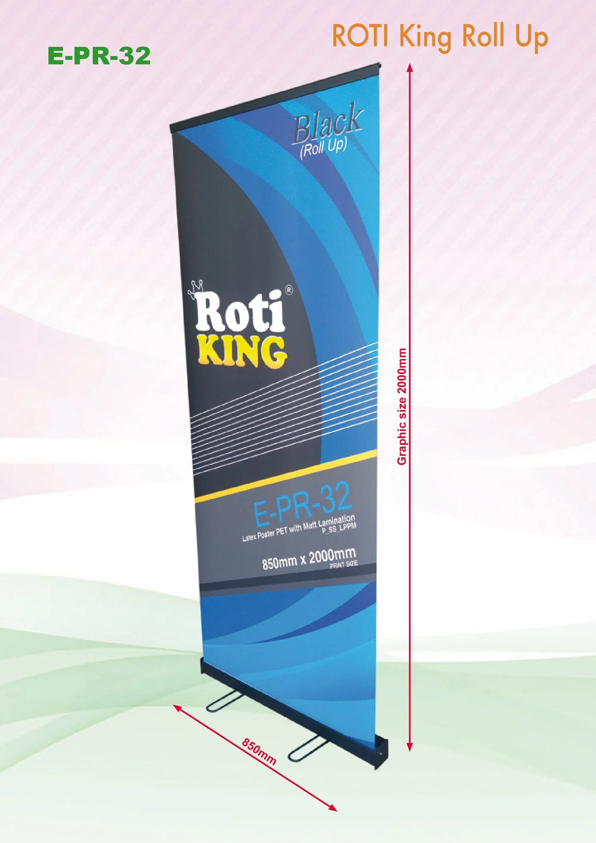 Roll Up Banner (Black Stand)