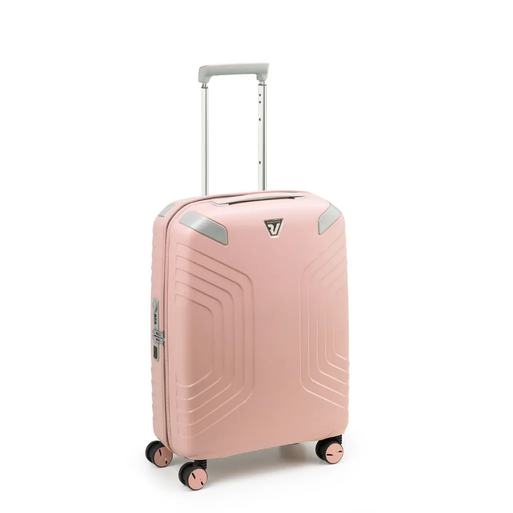 Roncato Ypsilon Carry On 55cm Hardsided Exp Spinner Suitcase Pale Pink