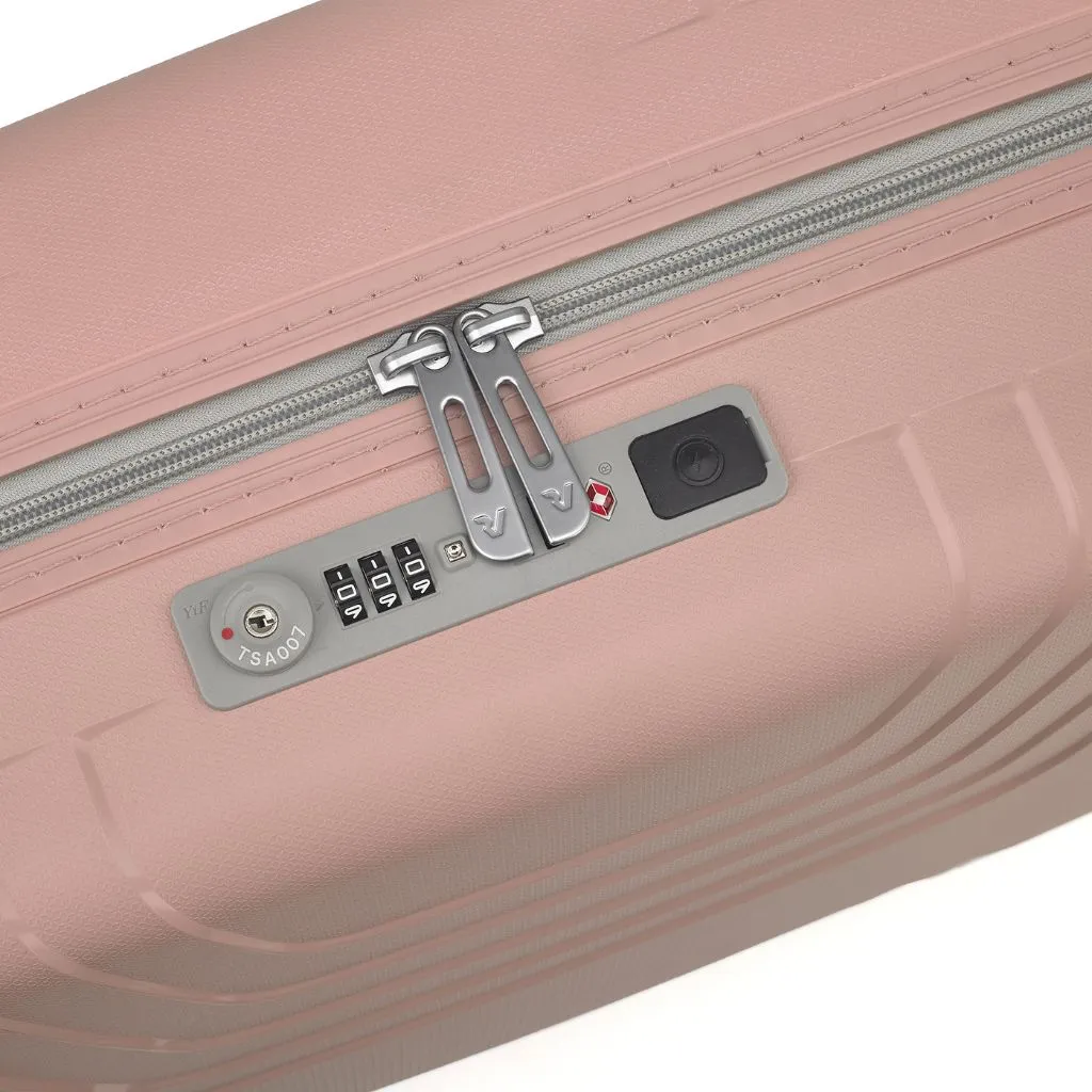 Roncato Ypsilon Carry On 55cm Hardsided Exp Spinner Suitcase Pale Pink