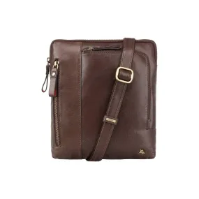 Roy Medium Messenger Bag A5 - Merlin Brown