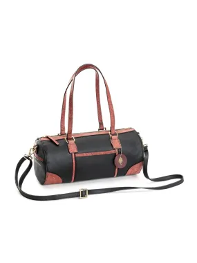 Salacia (Black & Madder Red) | Women's bag made with Apple Leather