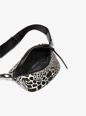 Slater Extra-Small Animal Print Calf Hair and Leather Sling Pack | 56363