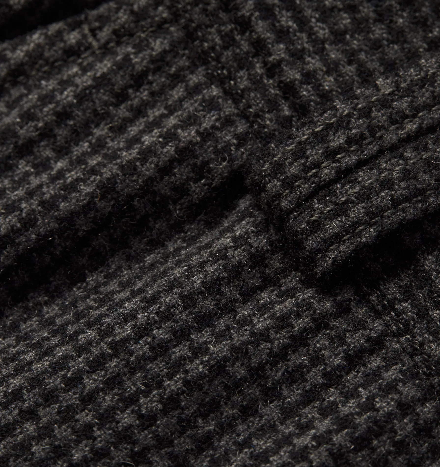 Slim Kobe Pant - Regular - Wool Charcoal Houndstooth