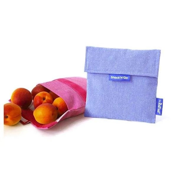 Snack & Go Reusable Snack Bag - Blue