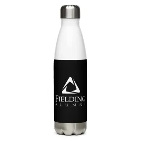 Stainless Steel Water Bottle - Black | Alumni Logo