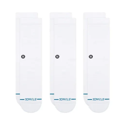 Stance Icon 3 Pack - White