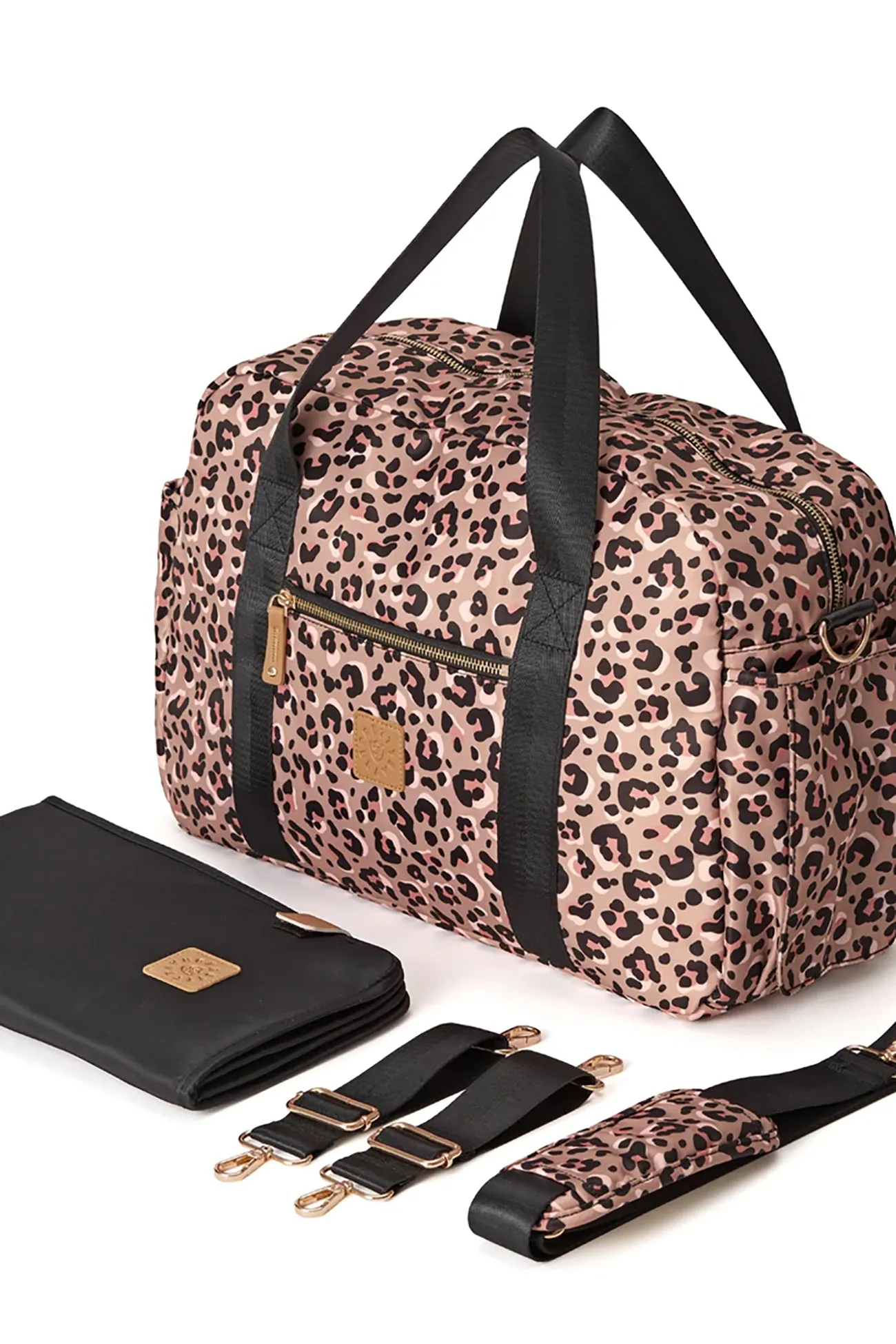 Stella Baby Bag Blush Leopard