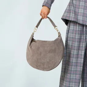 Suede hobo shoulder bag wholesale