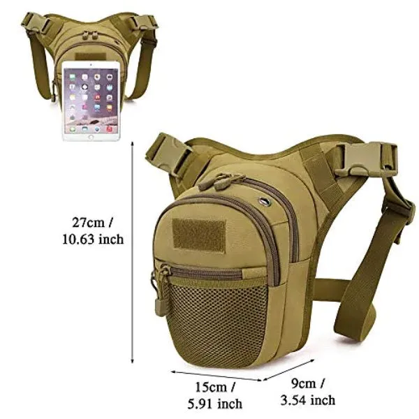 Tactical Drop Leg Waist Bag Military