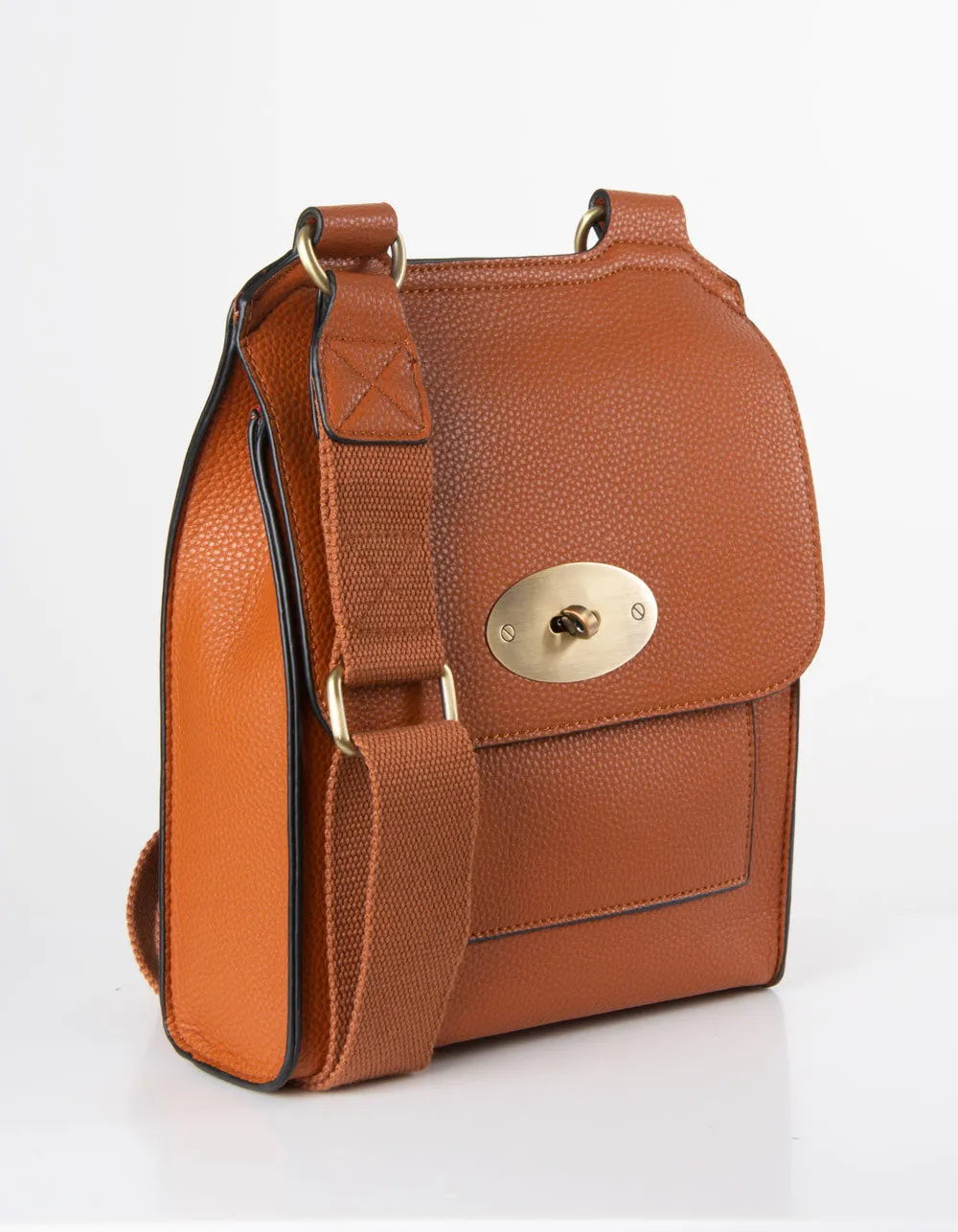 Tan Messenger Bag