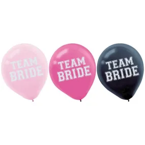 Team Bride Balloons - 15 Pkt