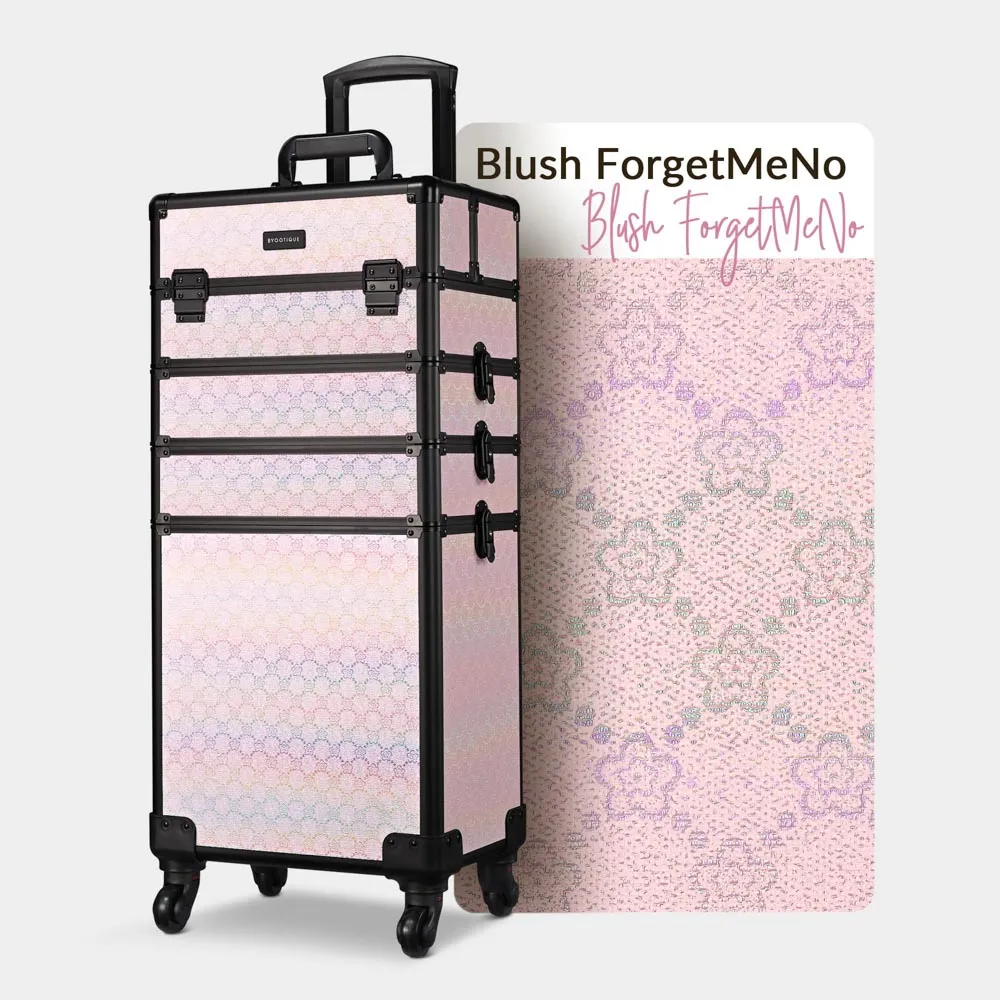 TheLAShop ForgetMeNo Rolling Makeup Case Set(3)