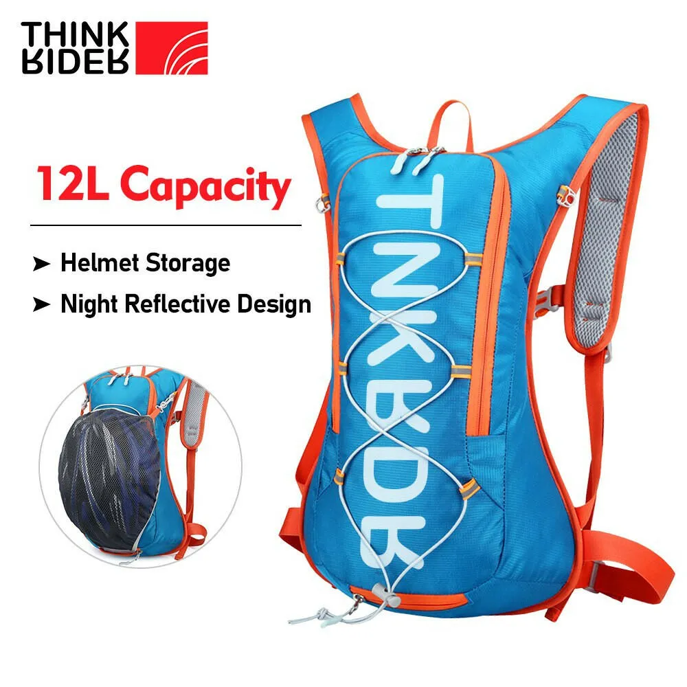 ThinkRider Cycling Backpack 12L Bicycle Bags Outdoor Sport Climbing Hiking MTB Road Bike Hydration Backpack