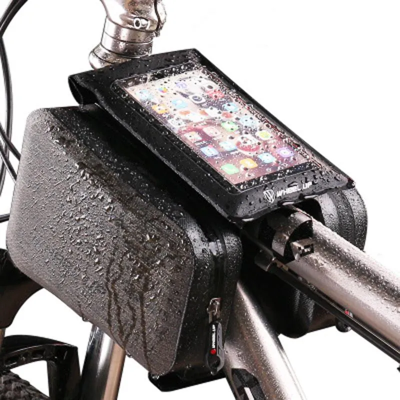 Touch Screen Bike Bag Bicycle Top Tube Phone Case Cycling Front Frame Pouch