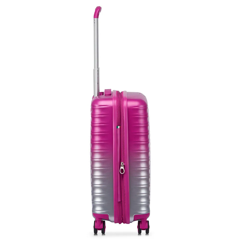 Trolley Cabina Espandibile Rigido RONCATO 55cm 4 Ruote Linea Wave Spot Colore Magenta