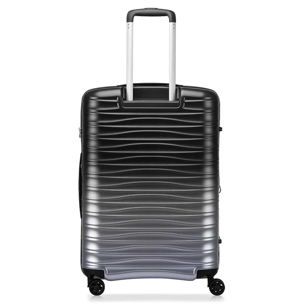 Trolley Medio Espandibile Rigido RONCATO 65cm 4 Ruote Linea Wave Spot Colore Nero