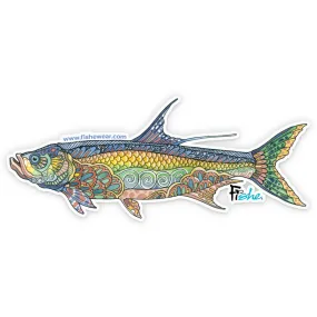 Tropical Tarpon Sticker