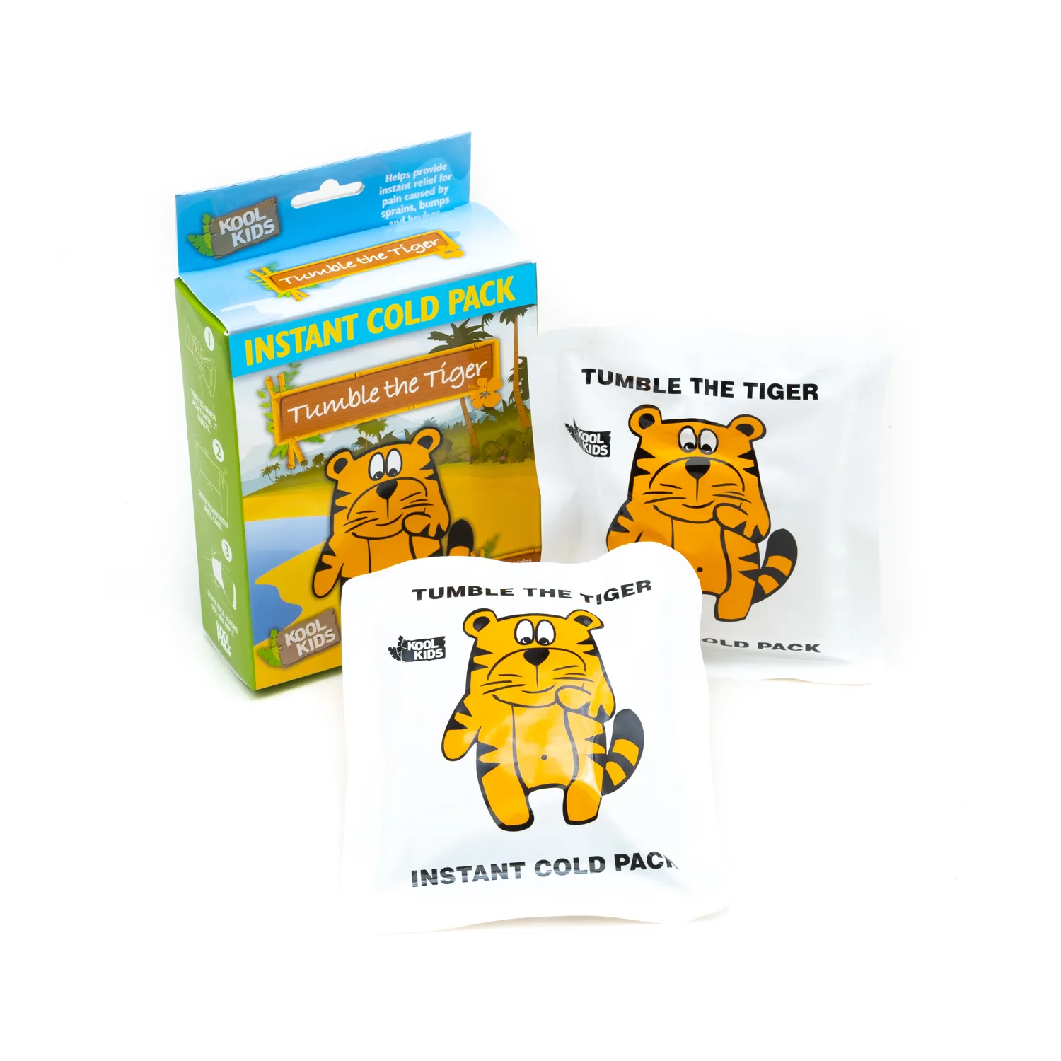 Tumble Tiger Instant Cold Pack (Box of 2)