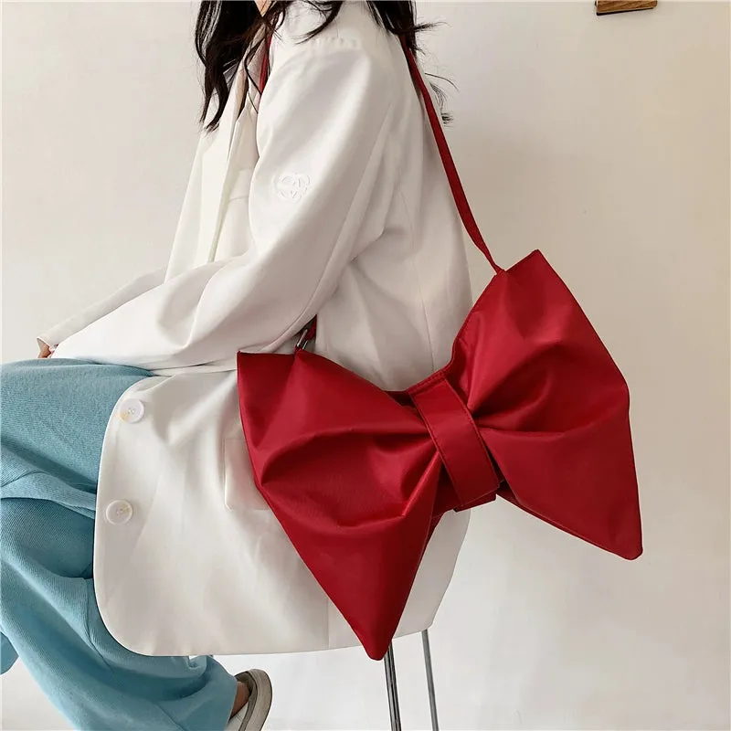 Unique Big Ribon Bow Tote Bag