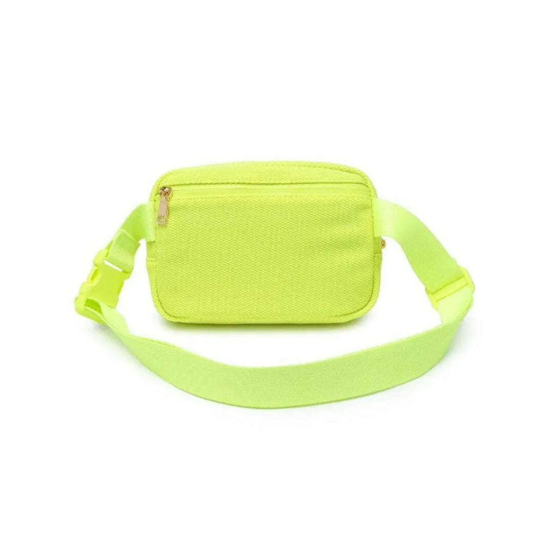 URBAN EXPRESSIONS - Felix Mesh Neoprene Bag - Neon Yellow