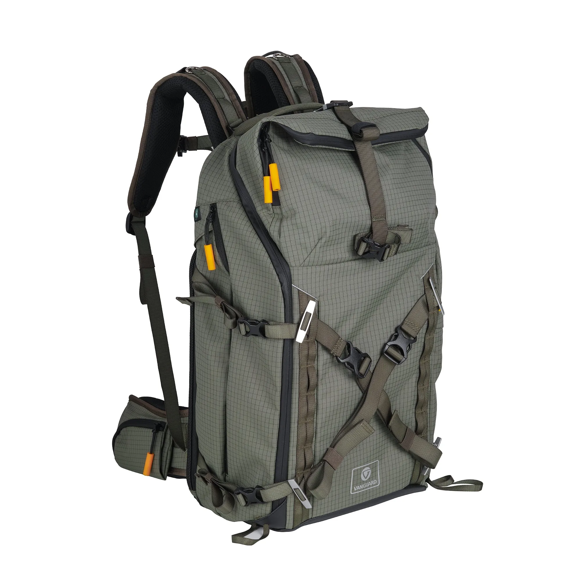 VEO Active 53 45 Litre Trekking Backpack - For Pro DSLR/Pro Mirrorless Body With Grip - Green