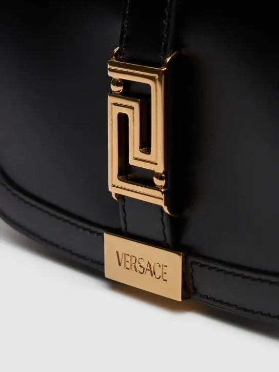 Versace   Mini Greca Goddess leather shoulder bag 