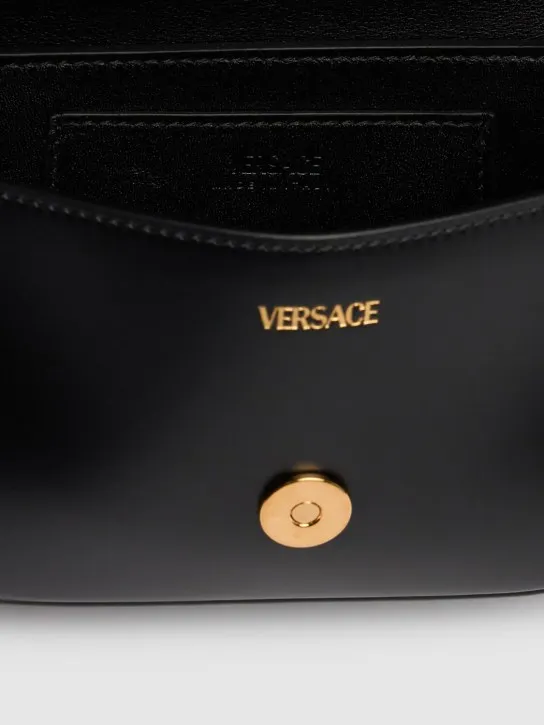 Versace   Mini Greca Goddess leather shoulder bag 