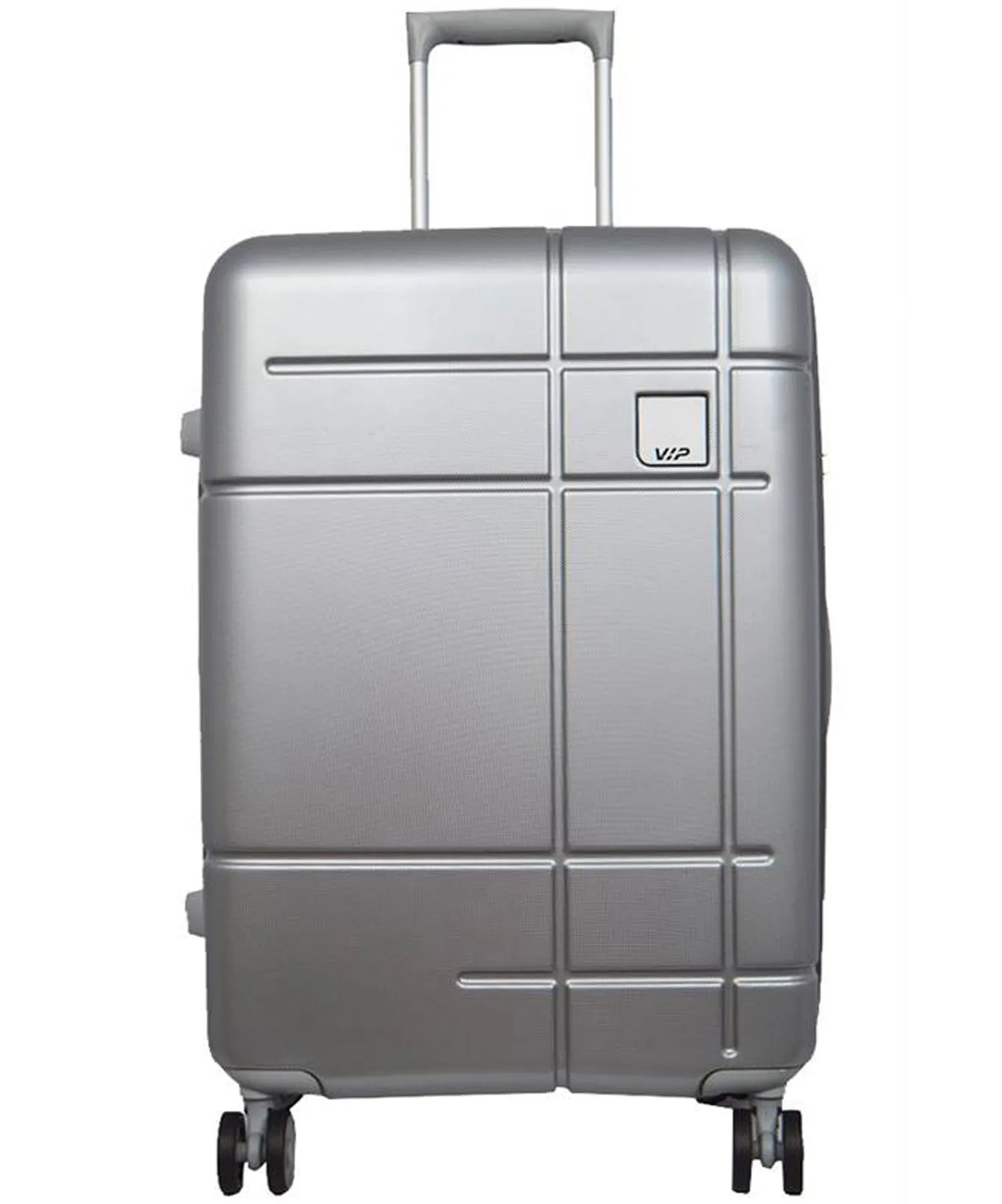 VIP Zorro Pro 55cm, 8 Wheel Hard Case Trolley ,Silver, ZORRO PRO55SR