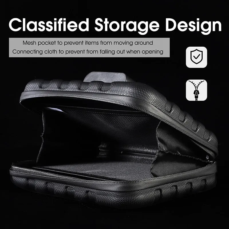 Waterproof Bicycle Bag Hard Shell Bike Bag Front Electric Scooter Panniers Reflective Storage Case Cycling Bag