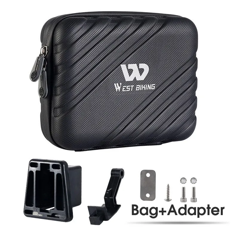 Waterproof Bicycle Bag Hard Shell Bike Bag Front Electric Scooter Panniers Reflective Storage Case Cycling Bag