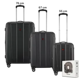 Wenger Protector Set of 3 Trolley 55 67 76cm   Free Travel Acessories