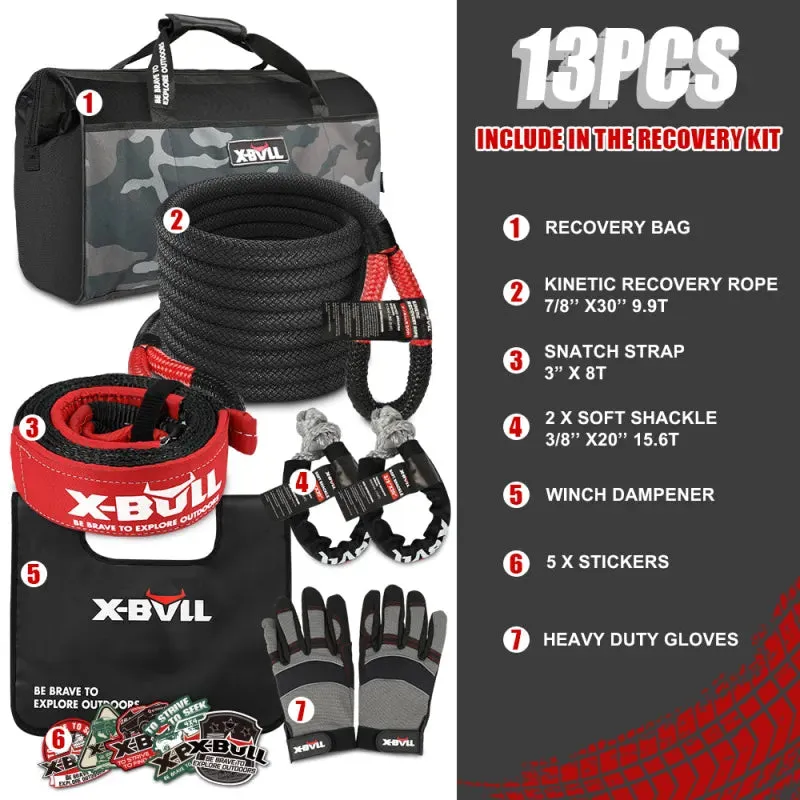 X-Bull Kinetic Recovery Rope Kit